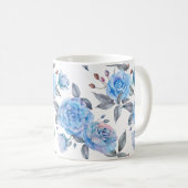 Mug Beau rose bleu (Devant droit)