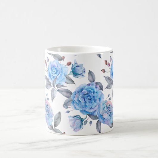 Mug Beau rose bleu (Centre)