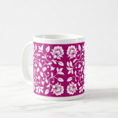 Mug Beau rose et blanc (Devant gauche)
