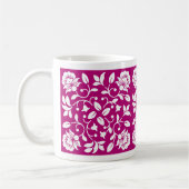 Mug Beau rose et blanc (Gauche)