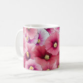 Mug Beau rose Hollyhock Blooming (Devant gauche)