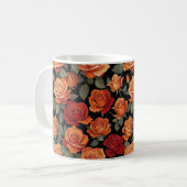 Mug Beau rose rouge et orange (Devant gauche)