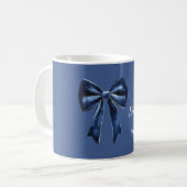 Mug Beau Ruban Bleu (Devant gauche)