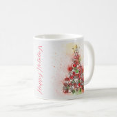Mug Beau sapin de Noël décoré (Devant droit)