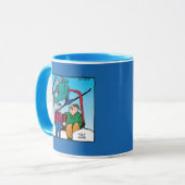 Mug Beau Saut Dessinateurs Skieurs (Devant gauche)