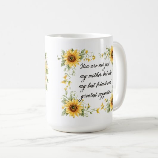 Mug Beau Sentiment pour Maman Emballage (Devant droit)