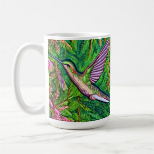 Mug Beau Shabby Chic Petit Colibri.