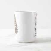 Mug Beau Sketch de fille (Centre)