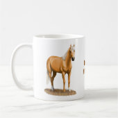 Mug Beau Stallion Cheval Palomino Quarter (Gauche)