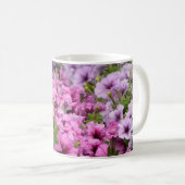 Mug Beau tapis de fleurs pétunia (Devant droit)