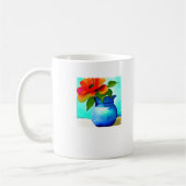 Mug Beau Vase Fleur (Gauche)