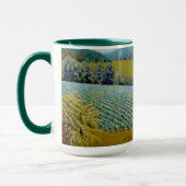 Mug Beau Vignoble en jaune bleu rouge vert (Gauche)