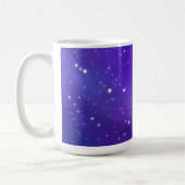 Mug Beau violet étoile Sky Galaxy Art (Gauche)