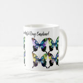 Mug Beau Vivid et Motif de papillons Élégant (Devant droit)