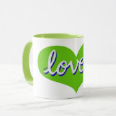 Mug Beaucoup aimé - (Devant gauche)
