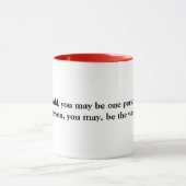 Mug BEAUCOUP AIMÉ - Citation d'amour — (Centre)