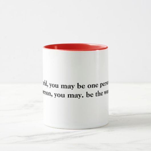 Mug BEAUCOUP AIMÉ - Citation d'amour — (Centre)