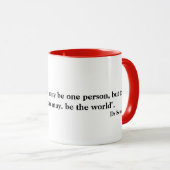 Mug BEAUCOUP AIMÉ - Citation d'amour — (Devant droit)