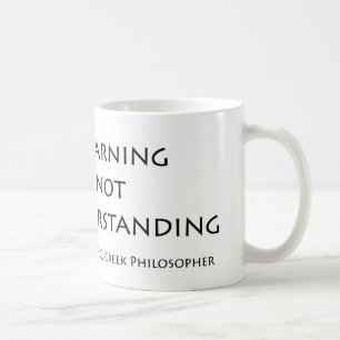 Mug Beaucoup apprenant n'enseigne pas la compréhensio