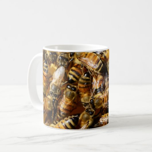 Mug Beaucoup d'abeilles de miel (Devant gauche)