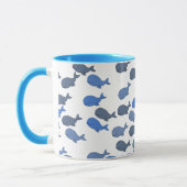 Mug beaucoup de baleines ~ motif mignon (Gauche)