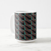Mug "Beaucoup de chemins carrelés" Résumé Conception M (Devant gauche)