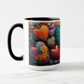 Mug Beaucoup de coeurs (Gauche)