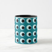 Mug Beaucoup de Googly Eyes couleur Arrière - plan per (Centre)