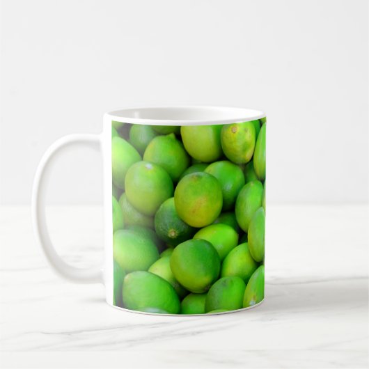 Mug Beaucoup de Limes vertes fraîches (Gauche)