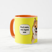 Mug Beaucoup de Meme Ma Légende – Citation Virale Drôl (Devant gauche)