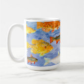 Mug Beaucoup de poissons dans la boue de mer (Gauche)