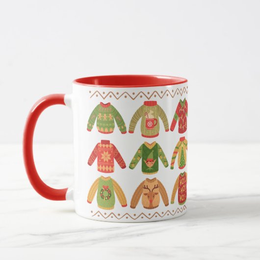 Mug Beaucoup de pulls moches à la pulpe de Noël (Gauche)