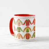 Mug Beaucoup de pulls moches à la pulpe de Noël (Devant gauche)