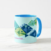 Mug Beaucoup plus de poissons (Devant droit)