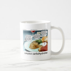Mug Beaucoup trop complexes Carbohydrates Drôle Cadeau