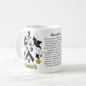 Mug Beaulieu, l'origine, la signification et la crête (Devant gauche)