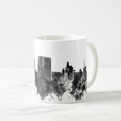 Mug Beaumont Texas Skyline BW (Devant droit)