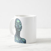 Mug Beauté Android Émeraude (Devant gauche)