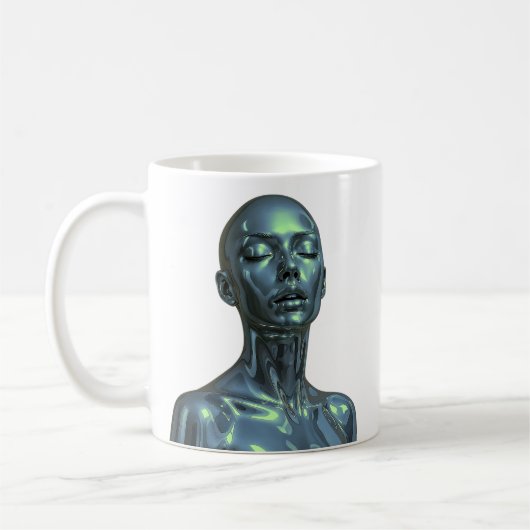 Mug Beauté Android Émeraude (Gauche)