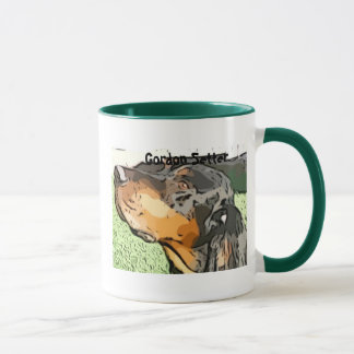 Mug Beauté, Cerveau, Birdsense Gordon Setter Ceramc Mu