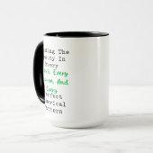 Mug Beauté dans chaque théorème de graphique modèle nu (Devant gauche)