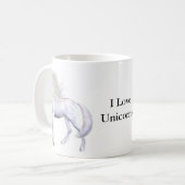 Mug Beauté de blanc de licorne (Devant gauche)