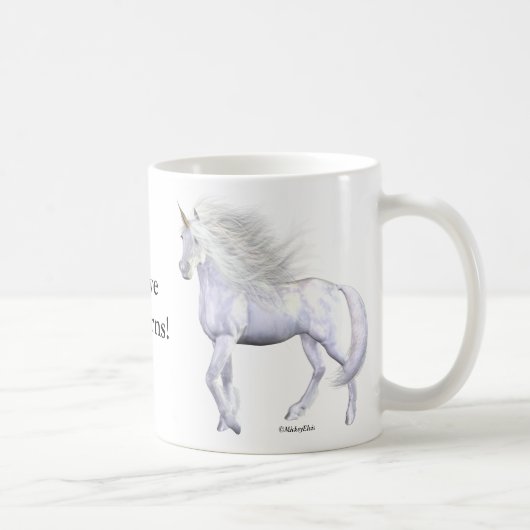 Mug Beauté de blanc de licorne (Droite)