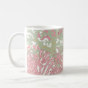 Mug Beauté du corail : Motif sous-marin Wonderland.