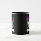 Mug Beauté en mouvement - Filles Joueuse d'échecs (Centre)