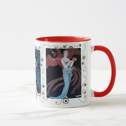 MUG BEAUTÉ ET PHOENIX, DESIGNER MODE COMPOSÉ ARTISTE (Droite)