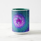 Mug Beauté florale Abstraite Fleur d'art fractionnée c (Centre)