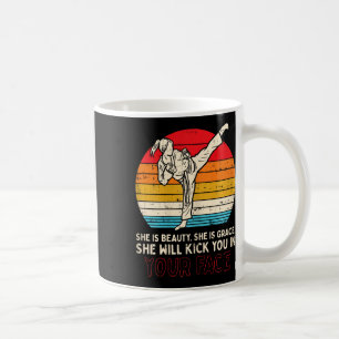 Mug Beauté Grace Te Te Te Te Tirer Face Girl Karate Ta