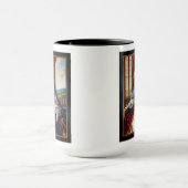 Mug Beauté Intemporelle D'Une Dame Majestueuse Portant (Centre)