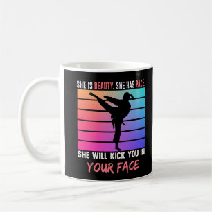 Mug Beauté Karate Girl Kick You Taekwondo Jiu Jitsu